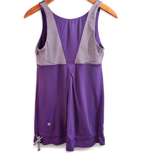 Lululemon Athletica Purple, Gray, + Off White Tank Top Size 6 NWOT - Picture 3 of 16